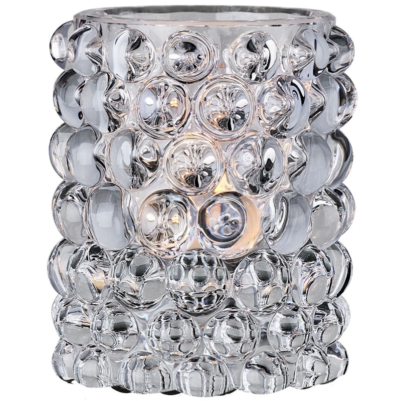 Hurricane Boule Candle Holder Regular 12 cm, Clear