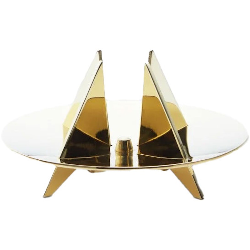 Festivitas Candle Holder, Brass