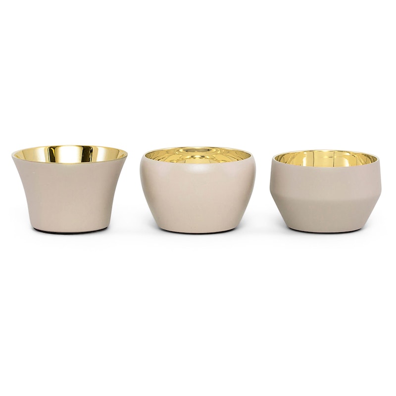 Kin Candle Holders 3-pack, Beige