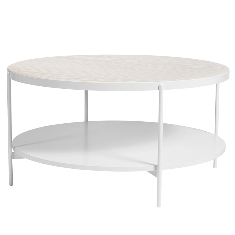 Lene Coffee Table, White/Ash Veneer