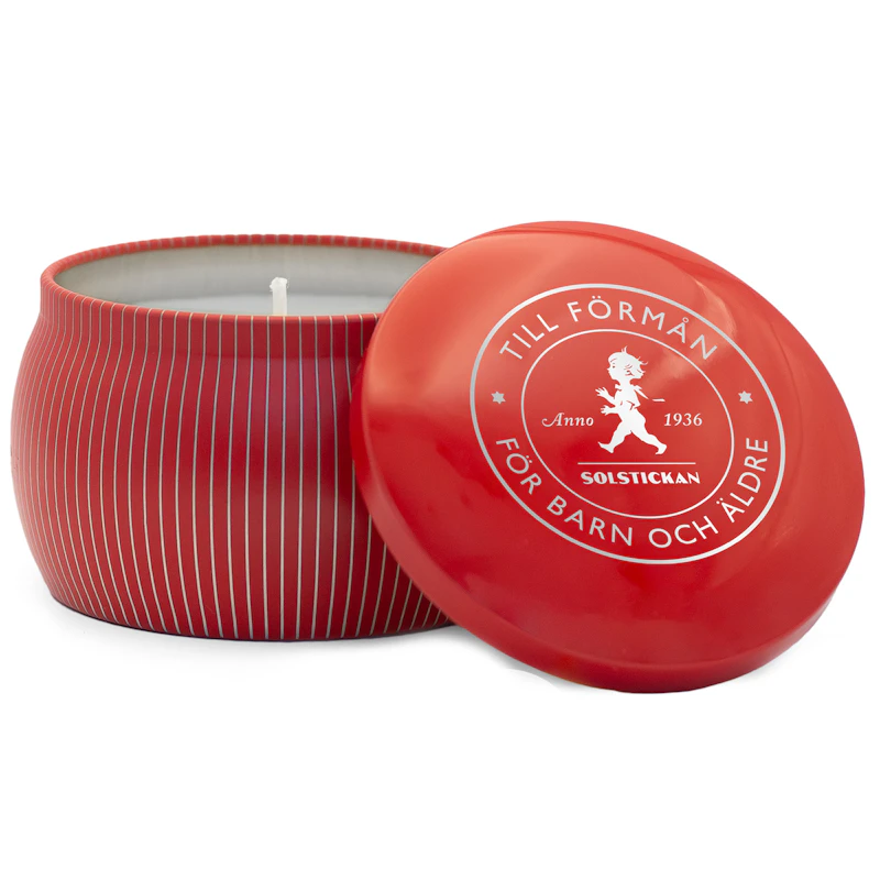 Scented Candle Kanel & Apelsin, Red
