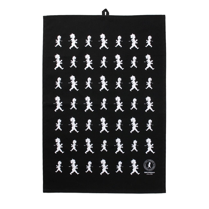 Solstickan Kitchen Towel 50x70 cm, Black/White