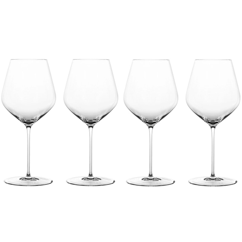 HI-LITE Burgundy Glass 4-pack