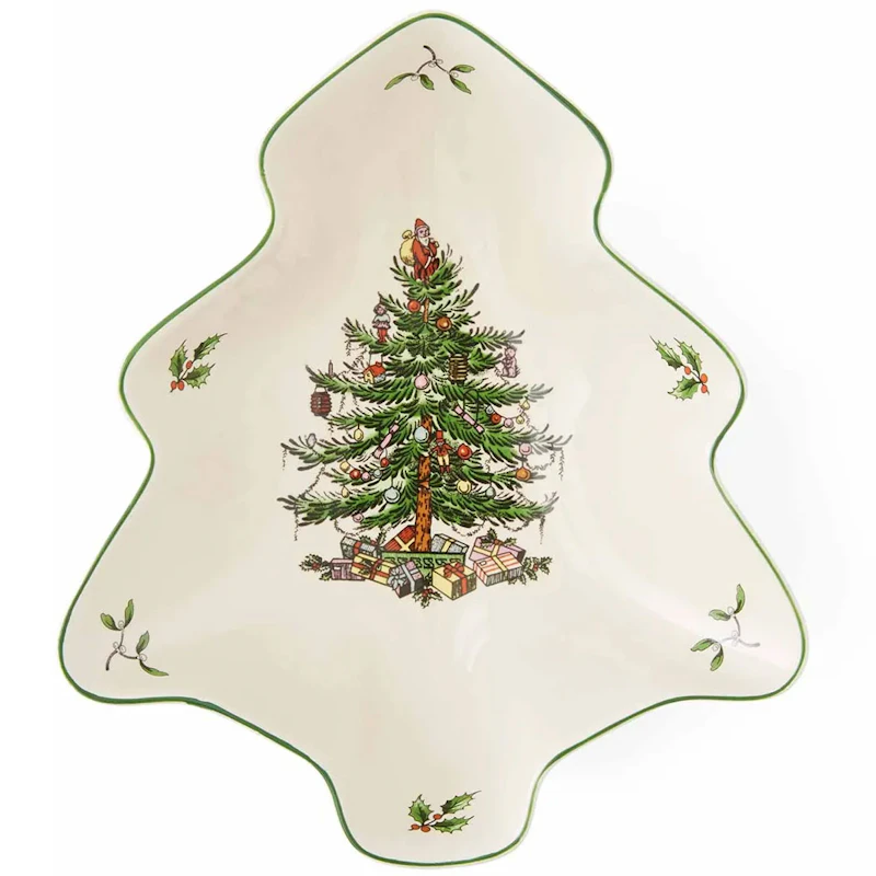 Christmas Tree Serving Dish
