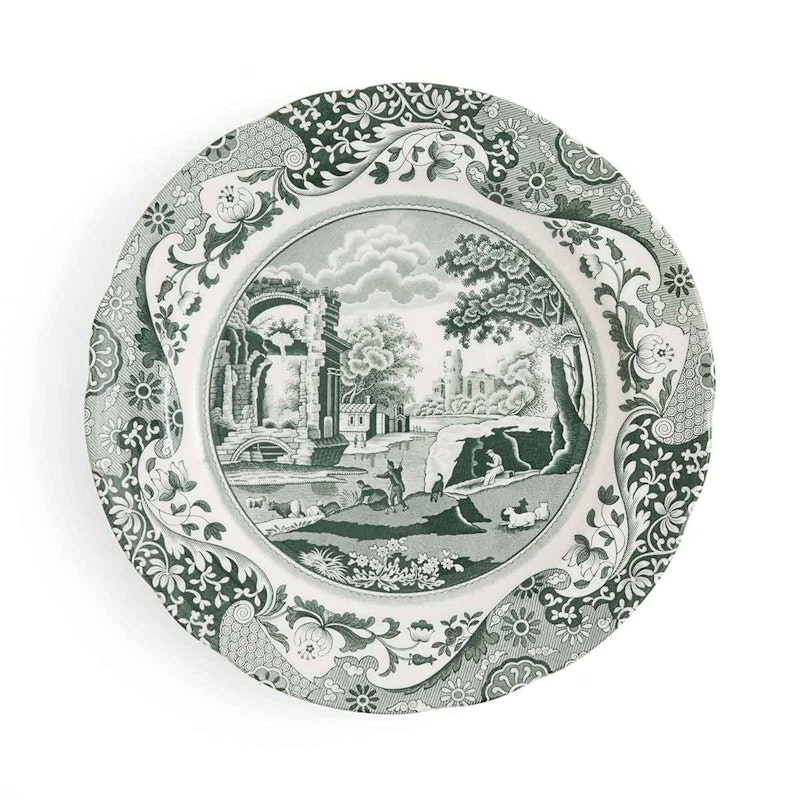 Heritage Green Italian Dinner Plate 27 cm, Green