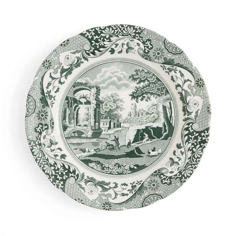 Heritage Green Italian Dinner Plate 27 cm, Green