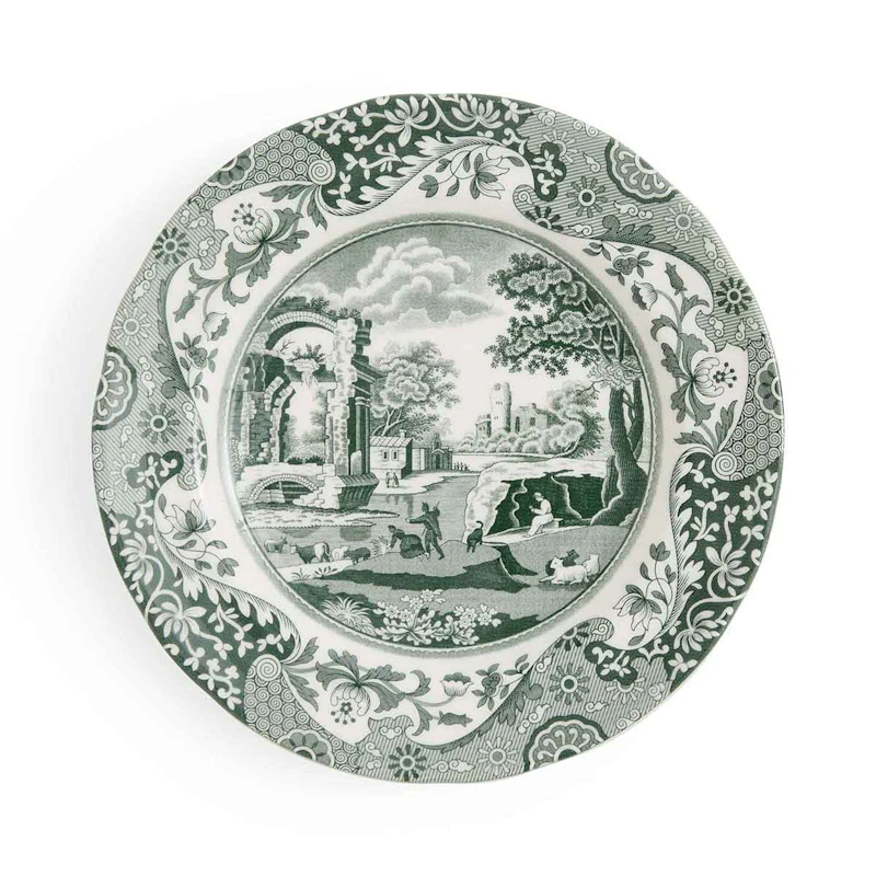 Heritage Green Italian Side Plate 20 cm, Green