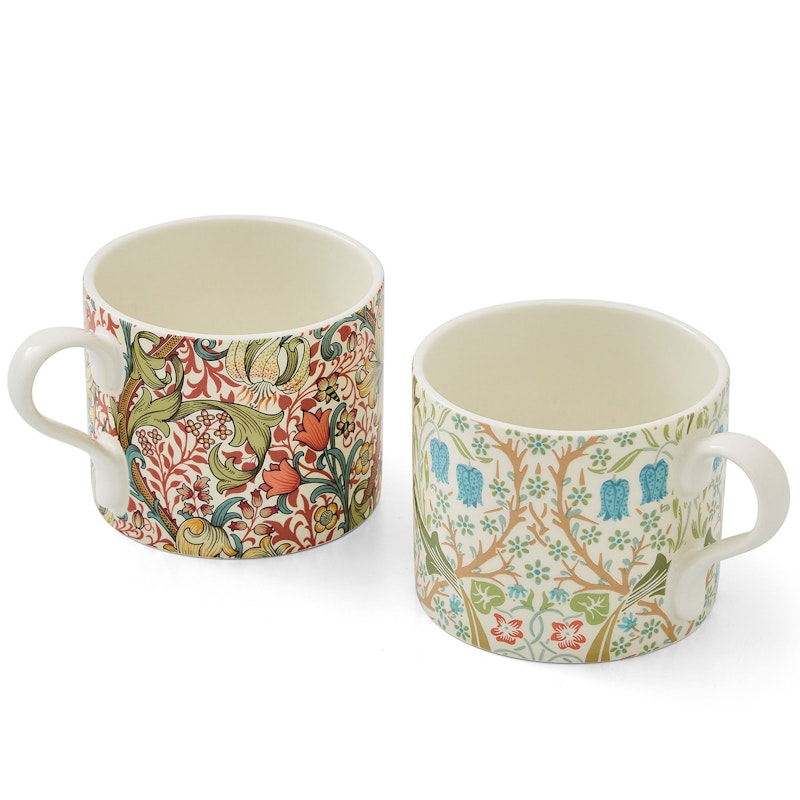 Morris & Co Mug 2-pack, Blackthorn & Golden Lily