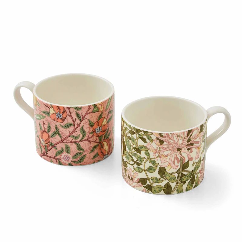 Morris & Co Mug 2-pack, Fruit & Honeysuckle