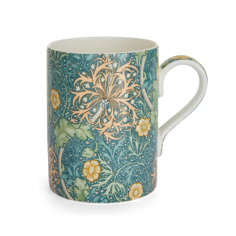 William Morris & Co Mug, Seaweed/Seaglass