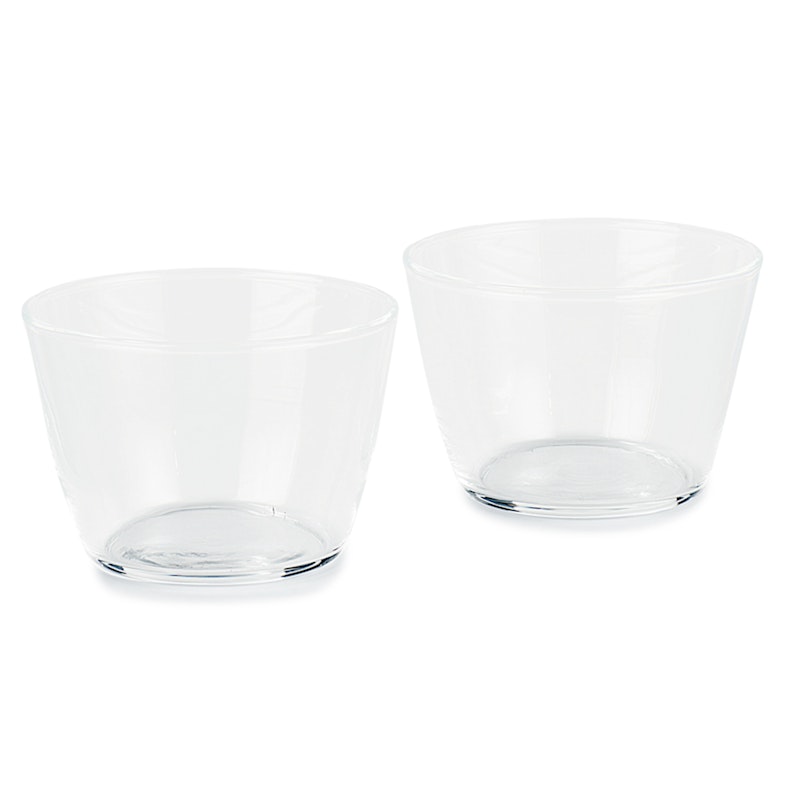 Double Up Drinking Glasses Clear 2-pack