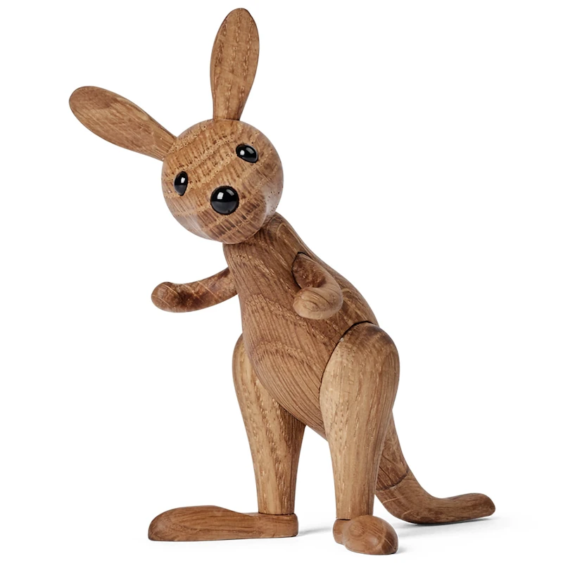 Roo kangaroo Wooden Figurine 11.5 cm