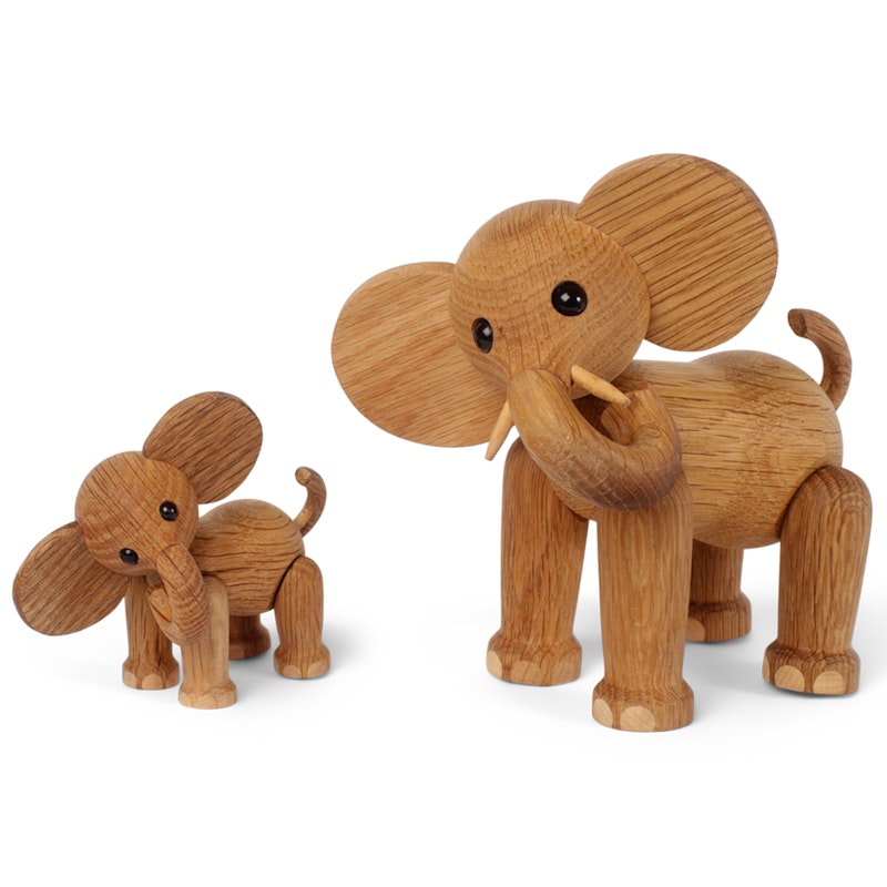 Ella Baby Elephant Wooden Figurine, cm