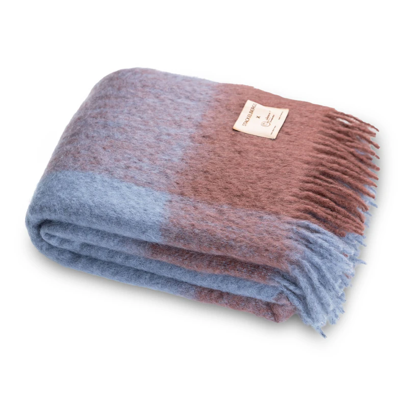 Lisbeth Blanket Mohair, Antique Rose / Mahogny