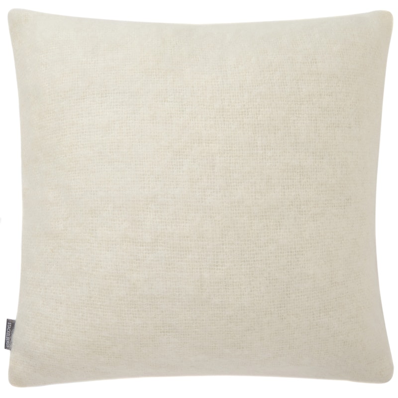 Mohair Cushion Cover 50x50 cm, Bright White