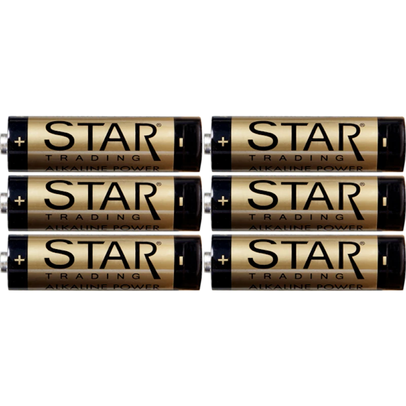 AA Alkaline Power Batteries, 6-pack