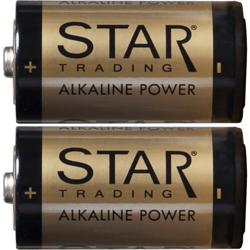 C Alkaline Power Batteries, 2-pack