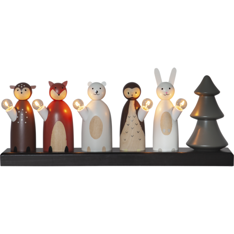 Forest Friends Candlestick