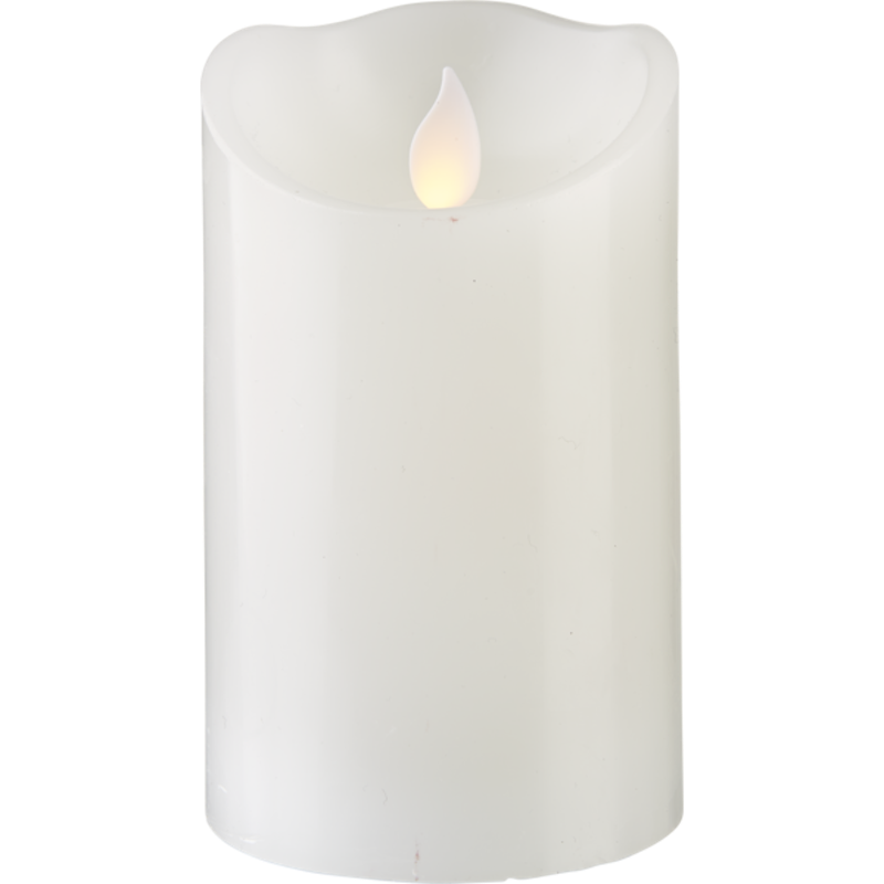 M-Twinkle Pillar Candle LED, 12,5 cm