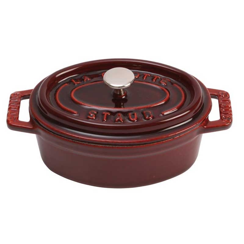 Oval Casserole in Cast Iron 6,7 L, Grenade Red