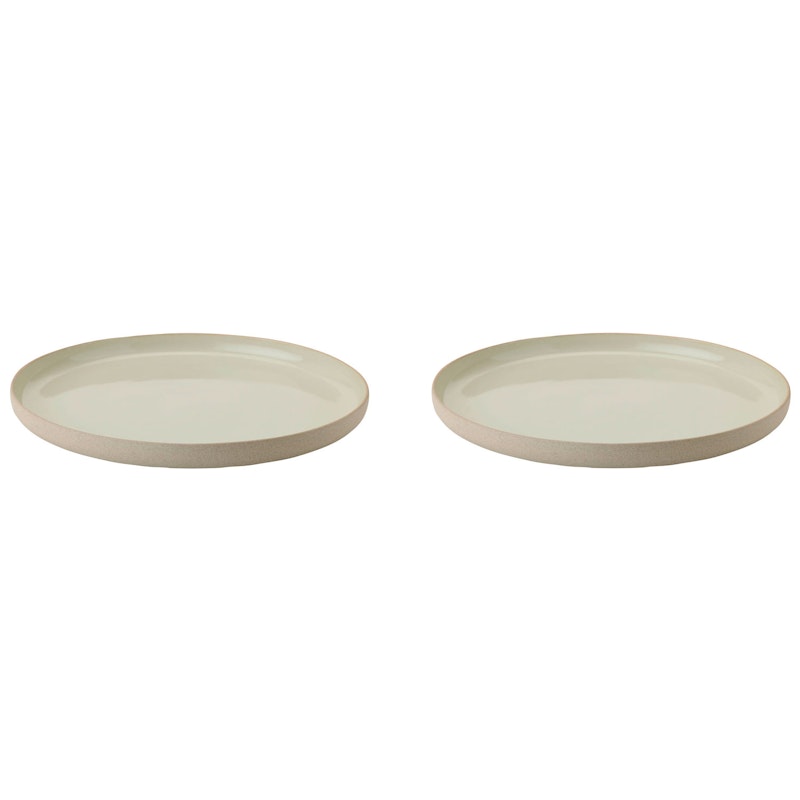 Emma Plate 24 cm 2-pack, Grey