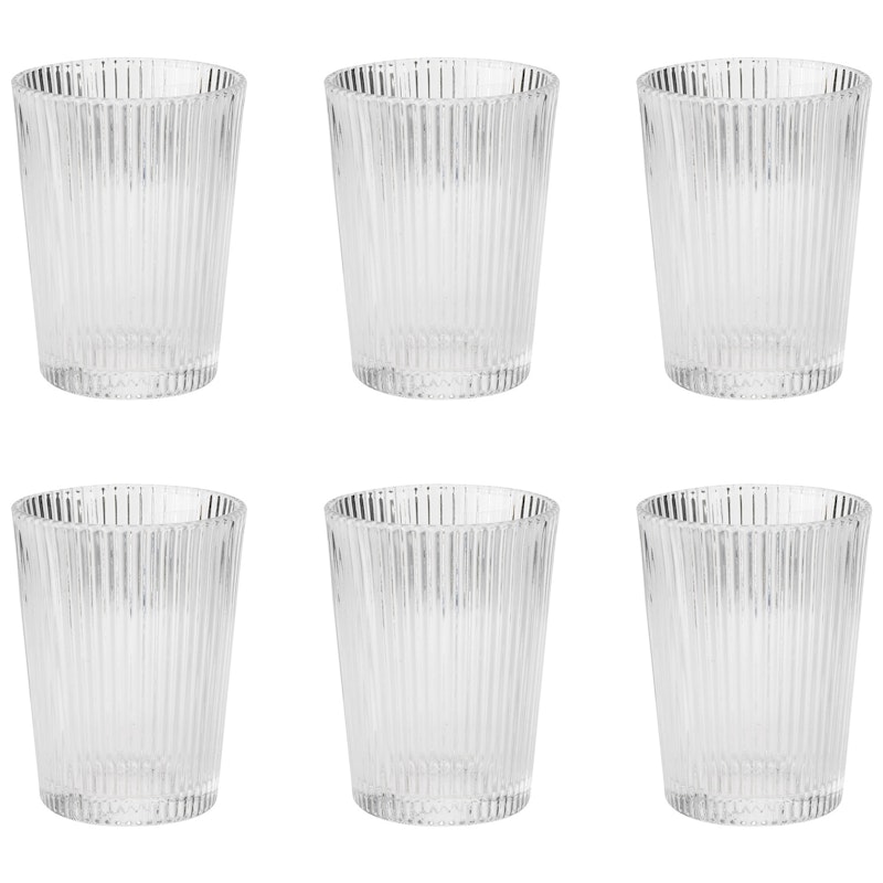 Pilastro Glass 6-pack, Clear