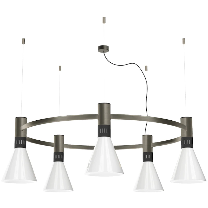 Cono Pendant Ø120, Satin Black Nickel