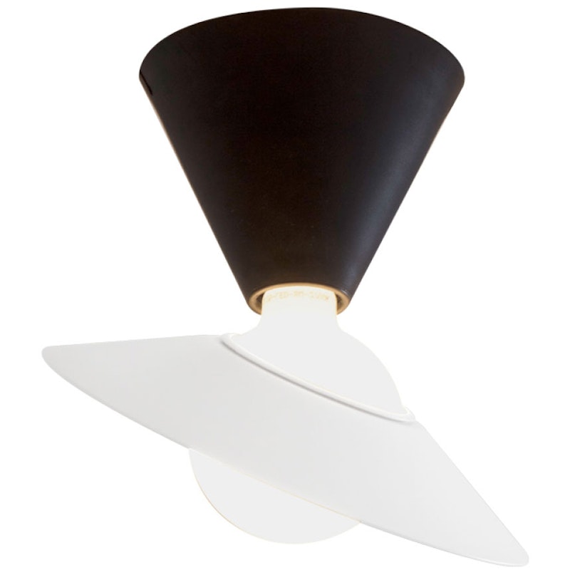 Fante Wall/Ceiling Lamp, Black