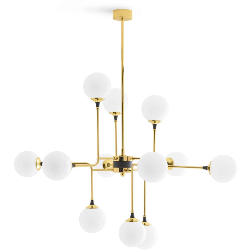 Galassia 12 Pendant, Brass