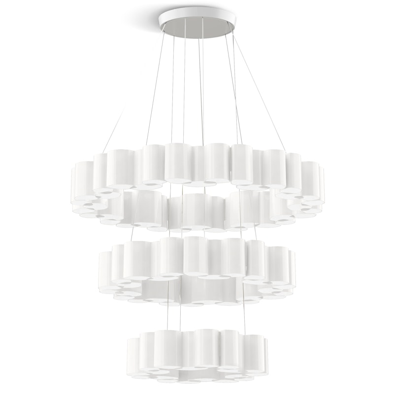Honey Chandelier 110 cm, Opal White