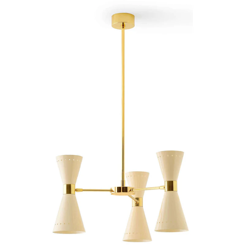 Megafono 3 Pendant, Ivory