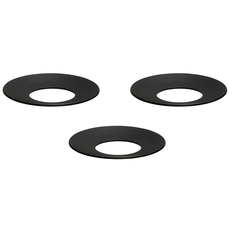 Candle Ring 3-pack, Black