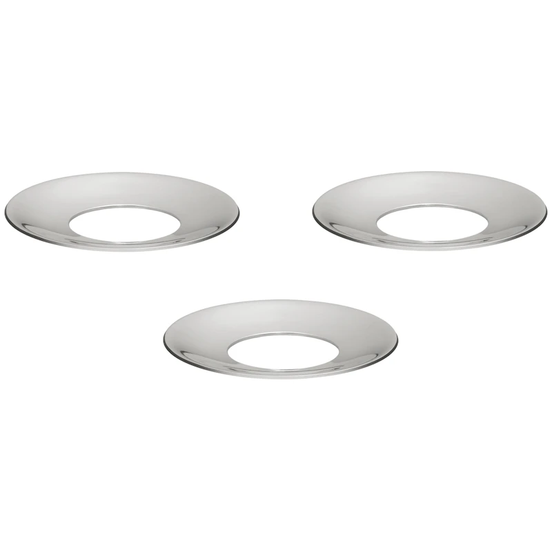 Candle Ring 3-pack, Chrome