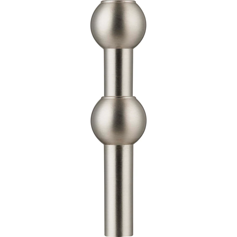 Nagel Vase, Brushed Chrome