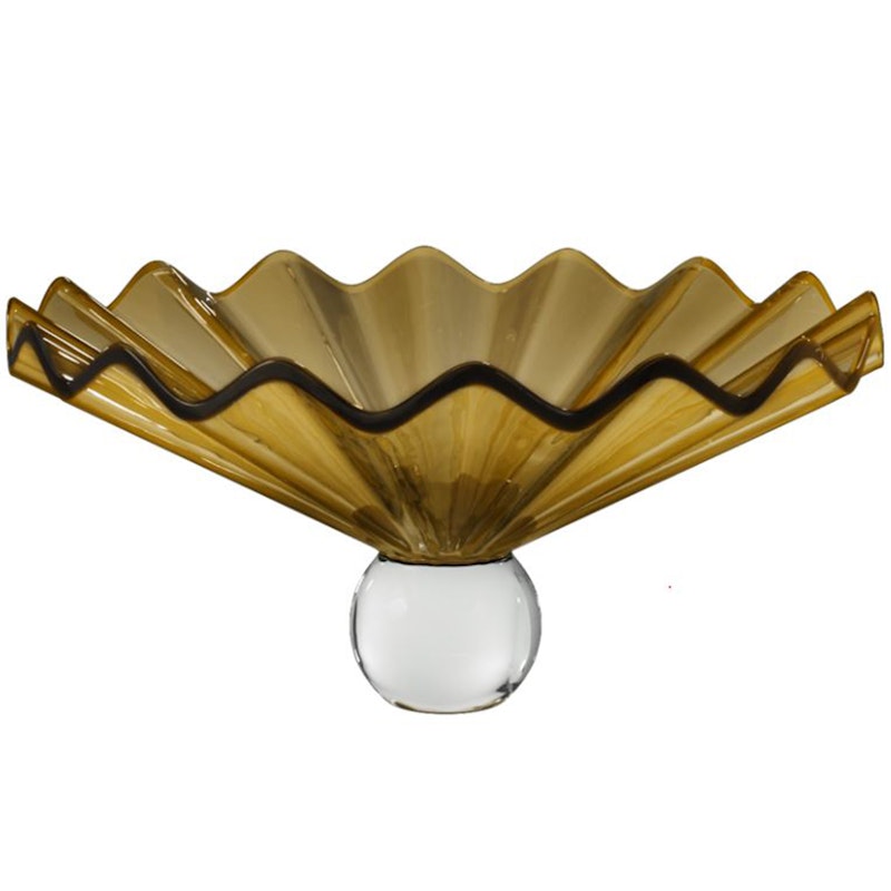 Ballerina Centerpiece Bowl, Amber