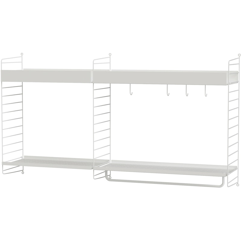 Bundle  A Kitchen Shelf, White