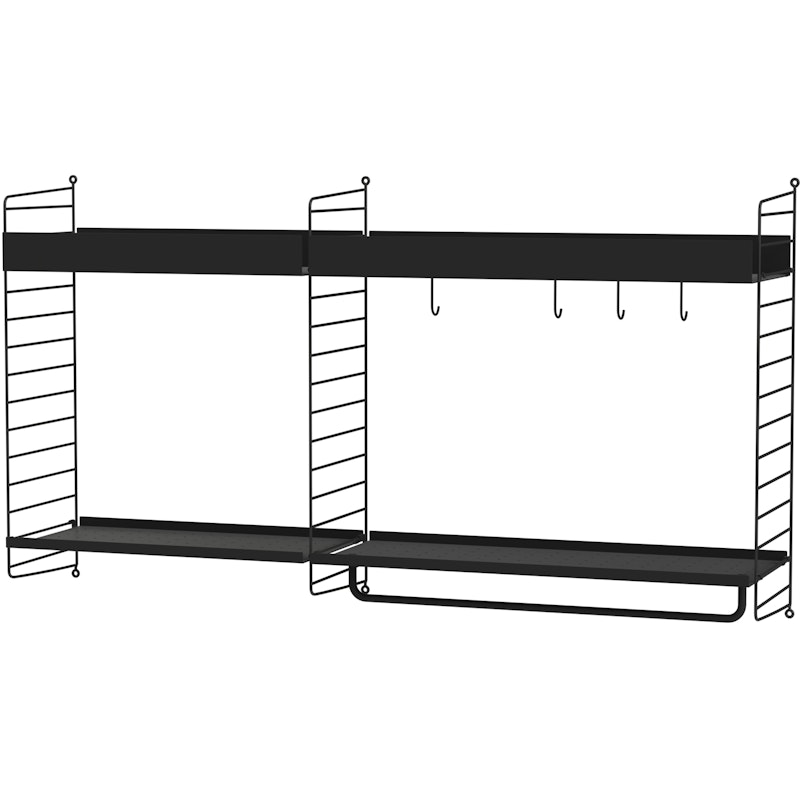 Bundle  A Kitchen Shelf, Black