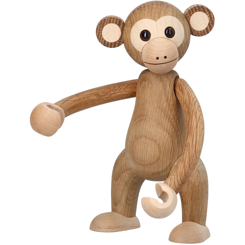Funky Wooden Figurine Monkey, 21 cm