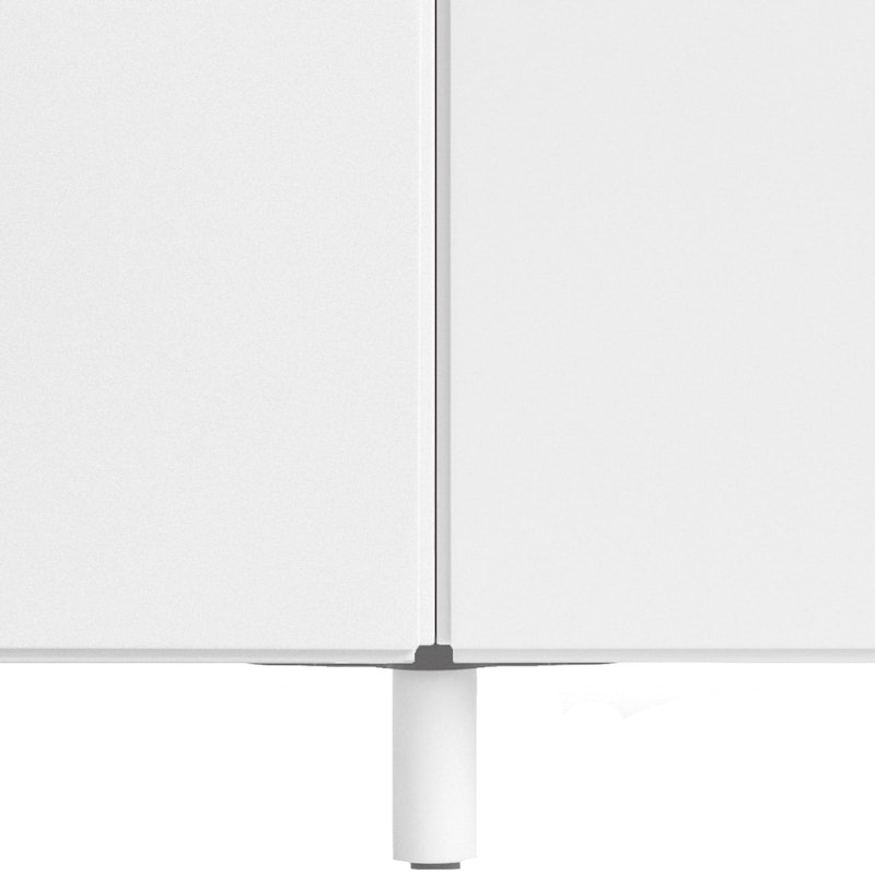 Relief Coupling Feet For Chest Of Drawers 2-pack, White