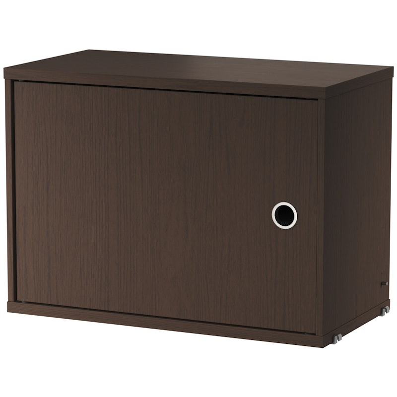 String Cabinet + Door 58x30x42 cm 1-pack, Dark Oak