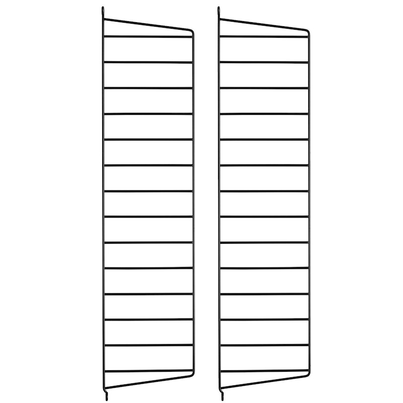 String Panels 20x75 cm 2-pack, Black