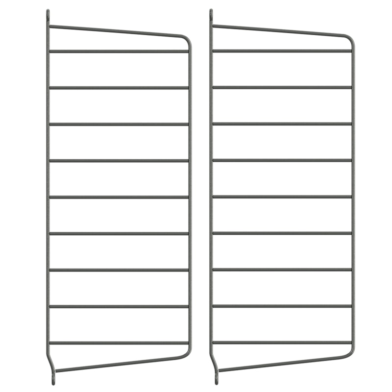 String Panels 20x50 cm 2-pack, Dark Grey