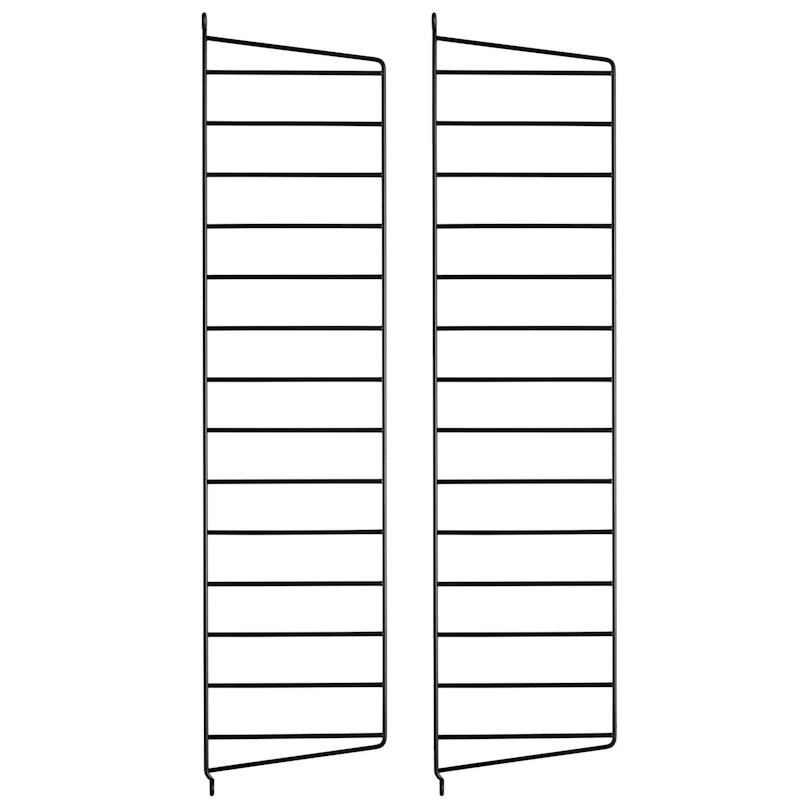 String Panels 20x75 cm 2-pack, Black