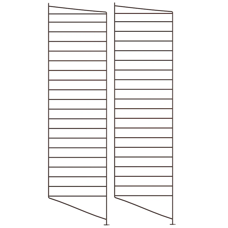 String Panels Floor 30x115 cm 2-pack, Dark Brown