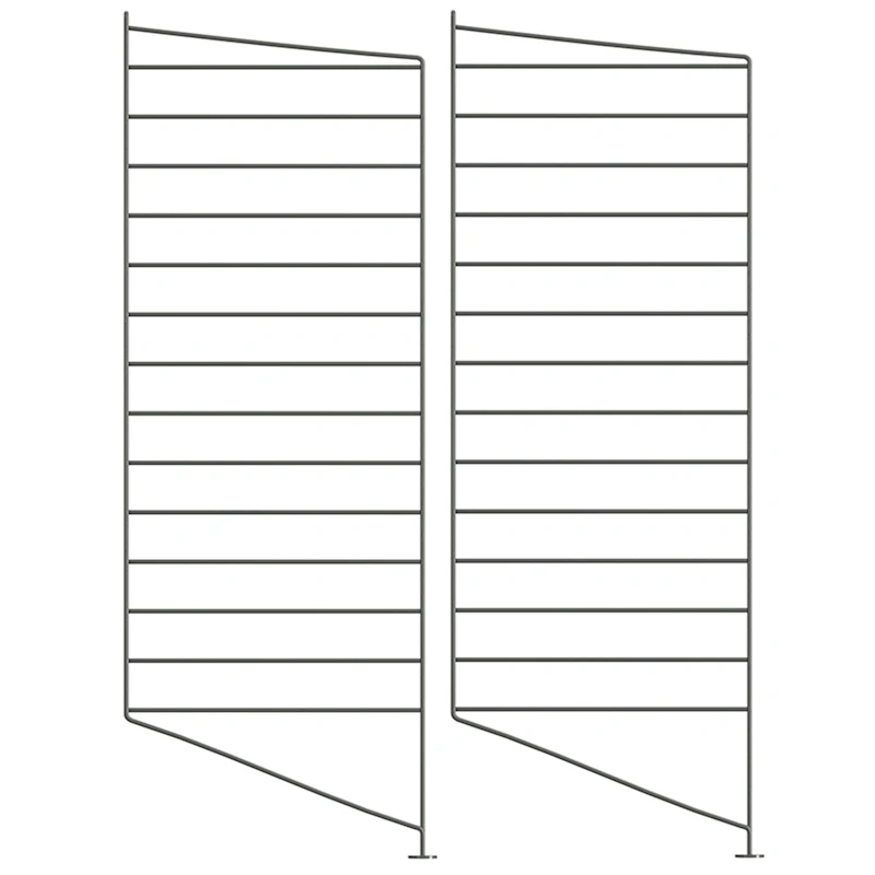 String Panels Floor 30x85 cm 2-pack, Dark Grey