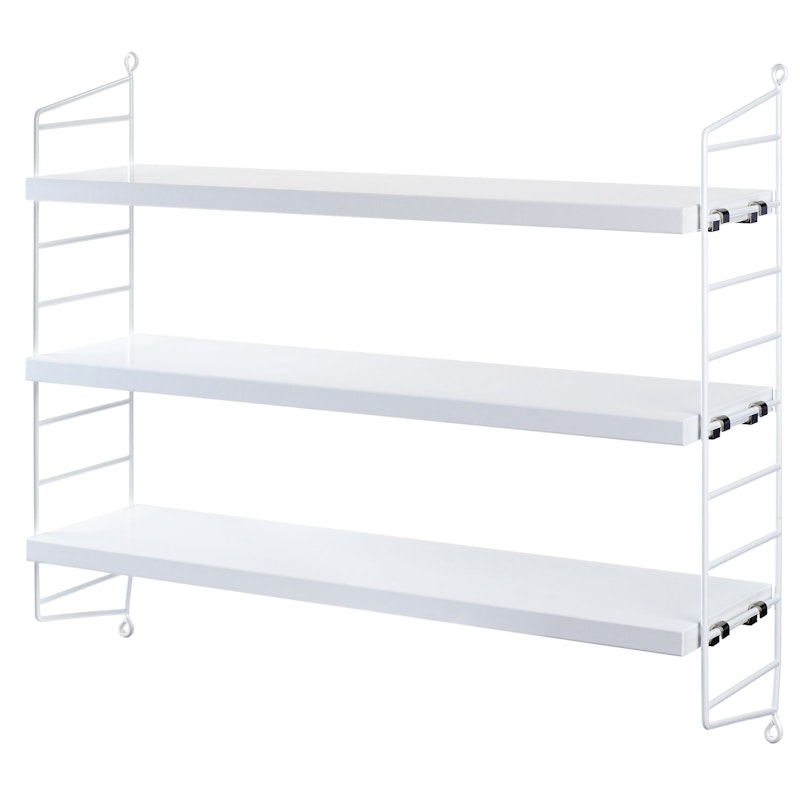 String Pocket Shelf, White