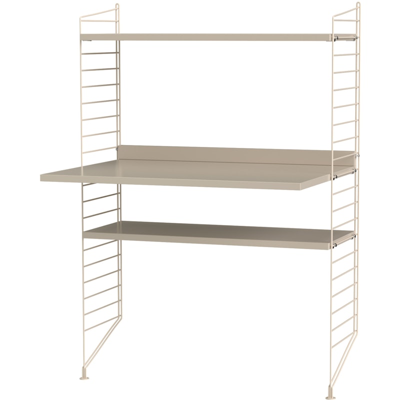 String Shelf Combination H Workplace, Beige