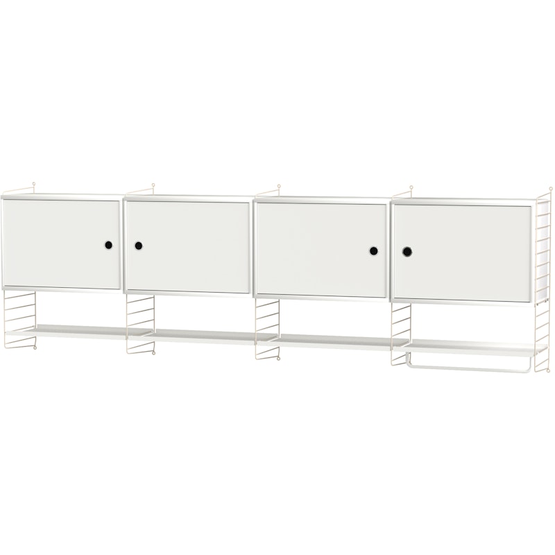 String Shelf Combination K Kitchen, White / Beige
