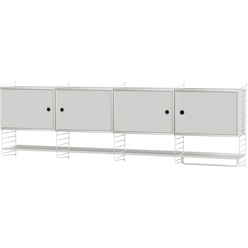 String Shelf Combination K Kitchen, White