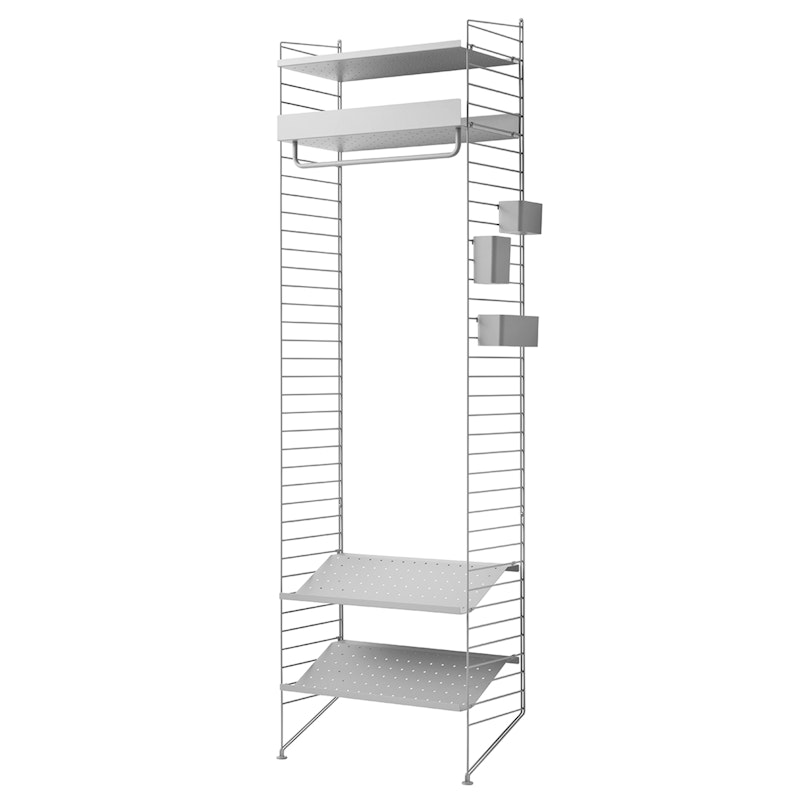 String Shelving System No 13, Grey